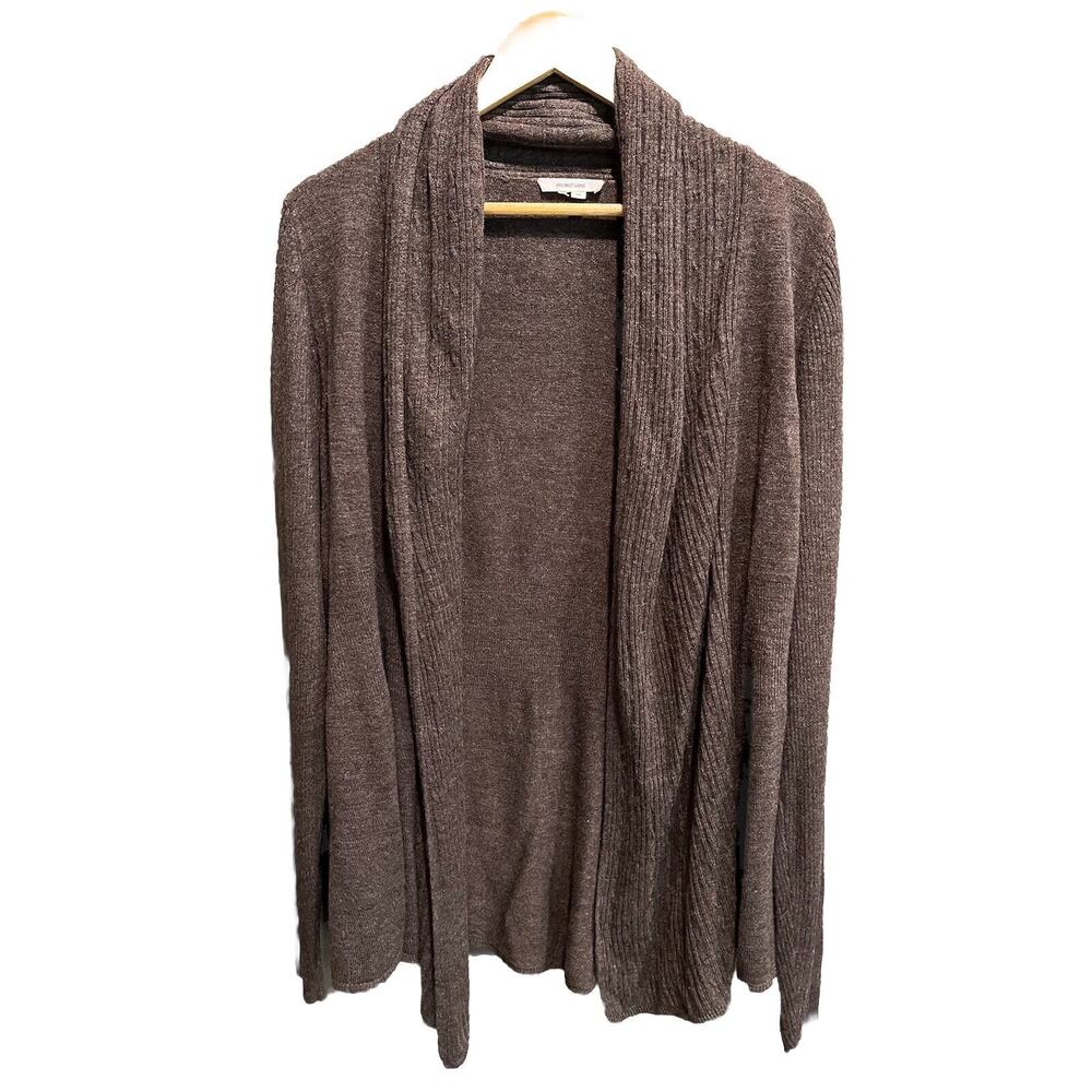 Helmut‎ Lang Wool Blend Brown Women's Cardigan Sweater Size M
